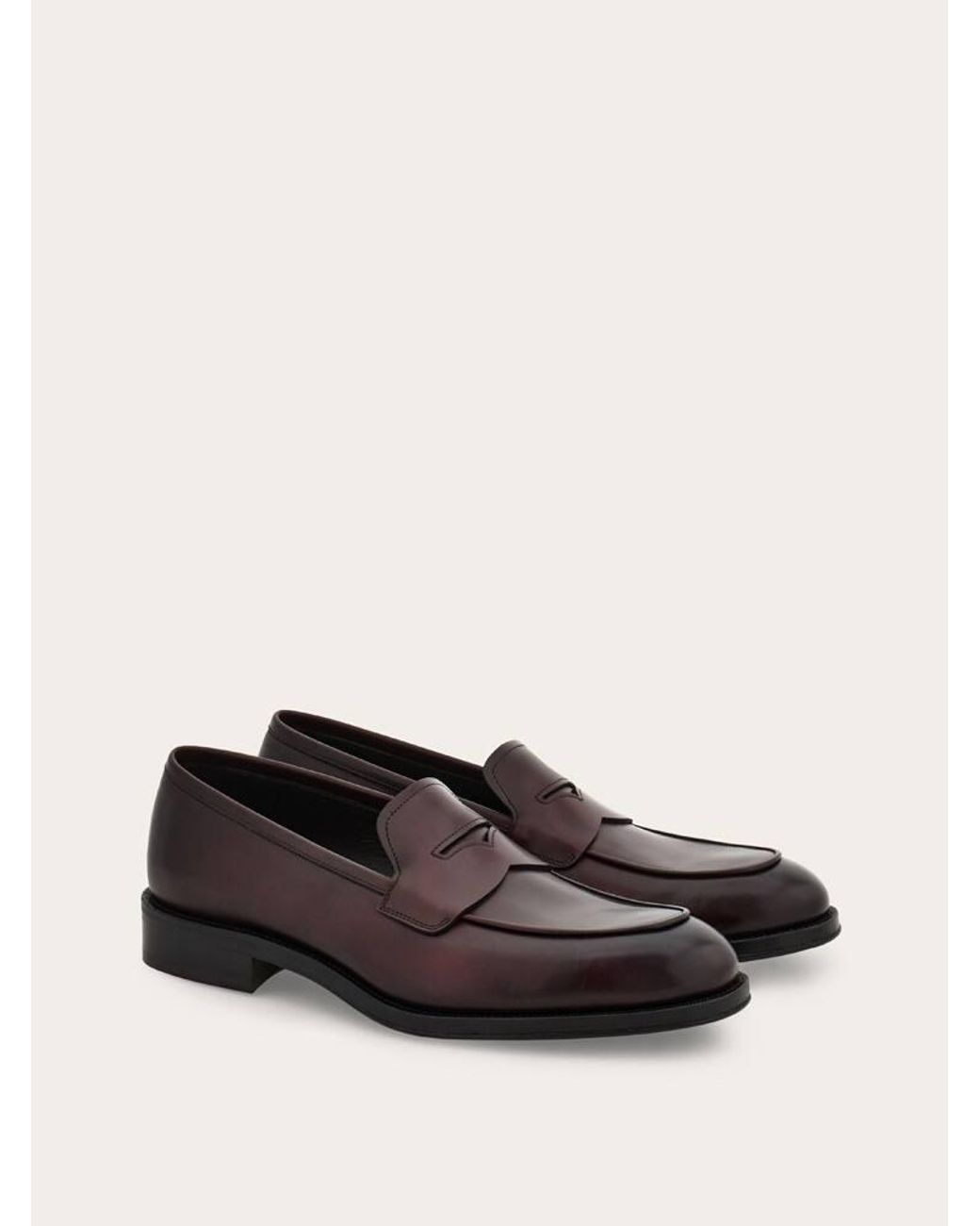 Ferragamo White Penny Loafer for men