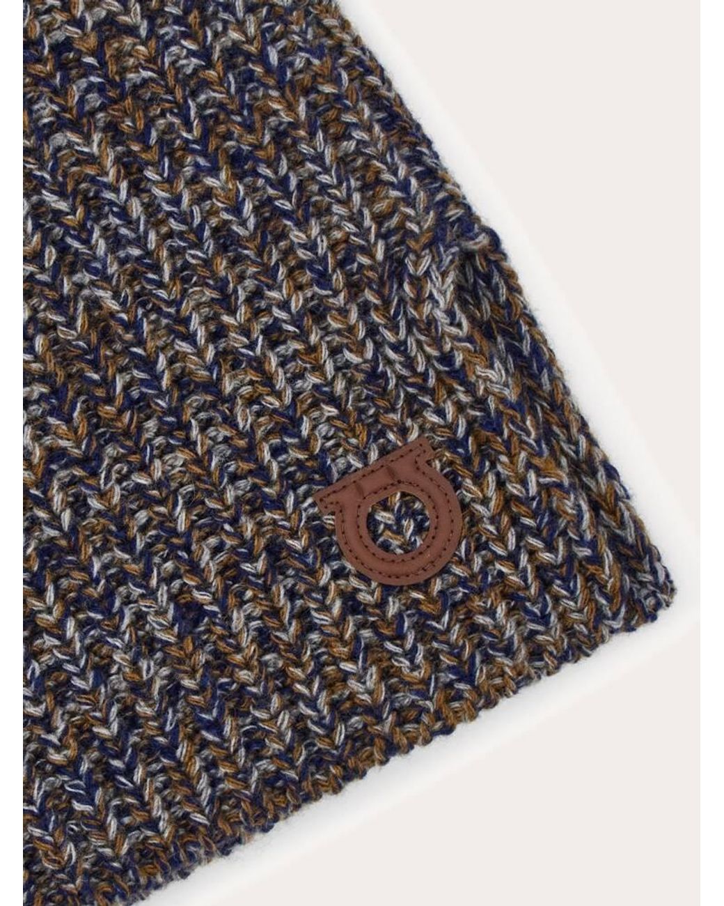 Ferragamo Black Cowl Scarf for men