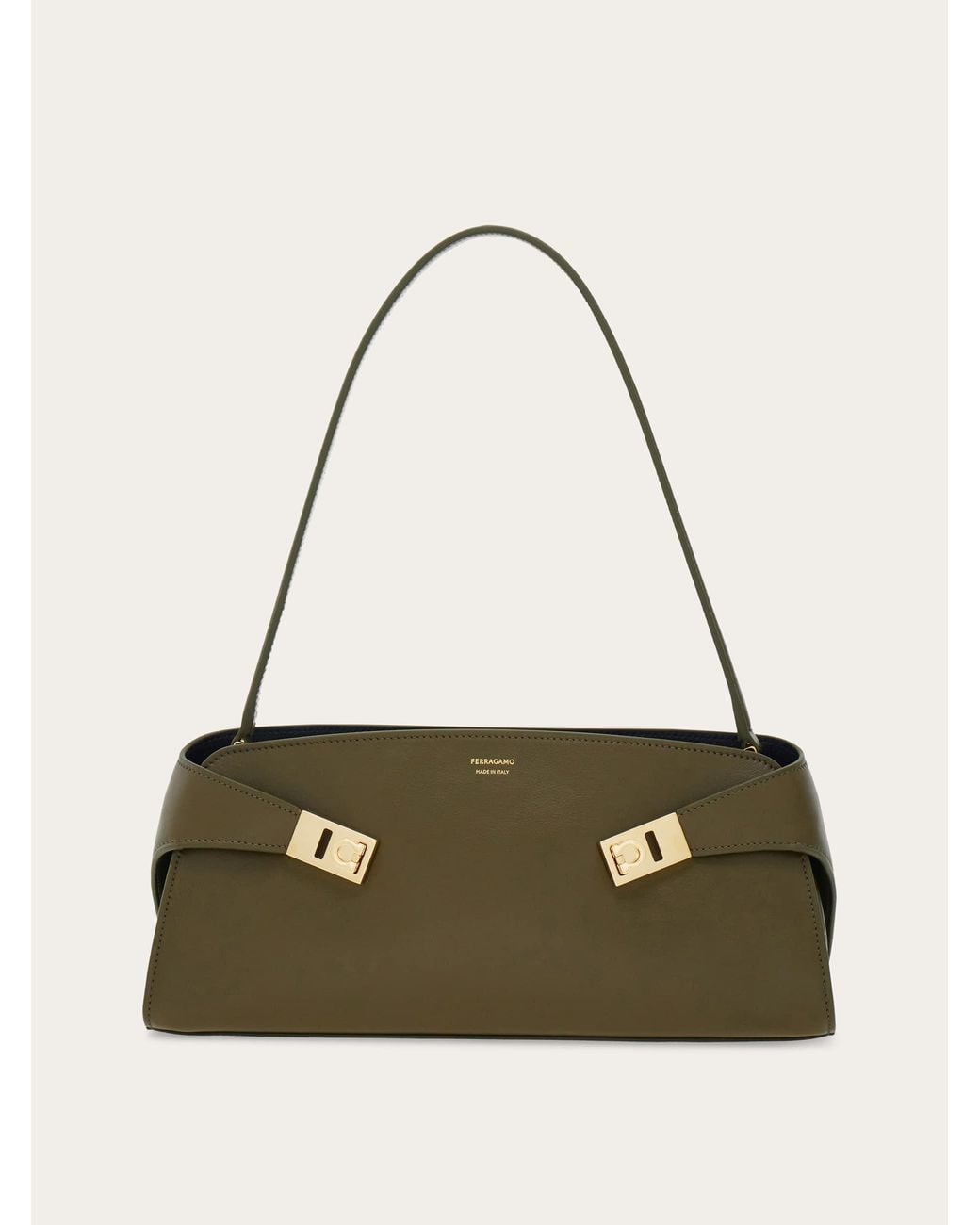 Ferragamo Green Hug East-West Shoulder Bag