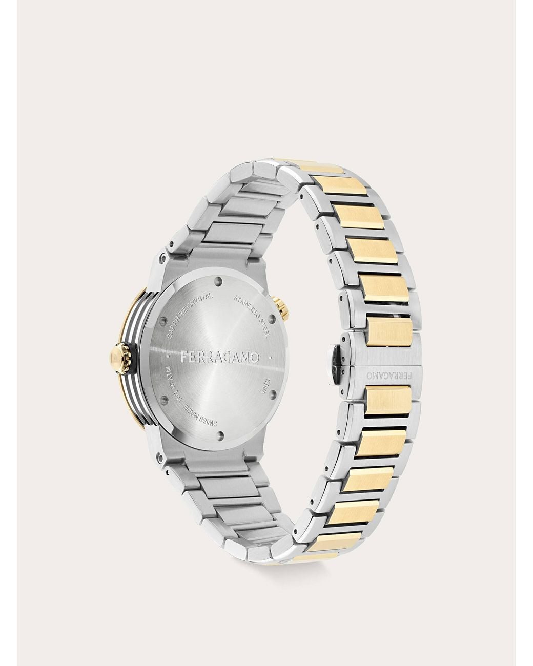 Ferragamo Metallic F-80 Gmt Watch for men
