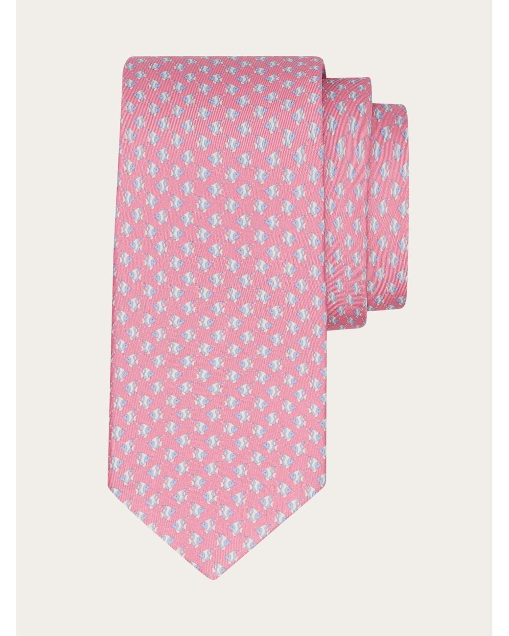 Uomo Cravatta di Ferragamo in Pink da Uomo
