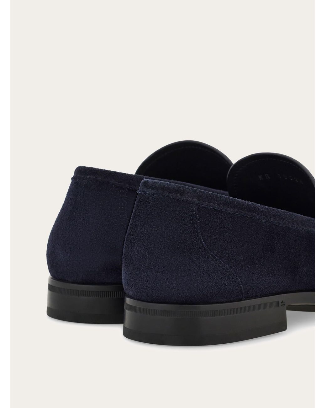Ferragamo White Gancini Ornament Moccasin for men