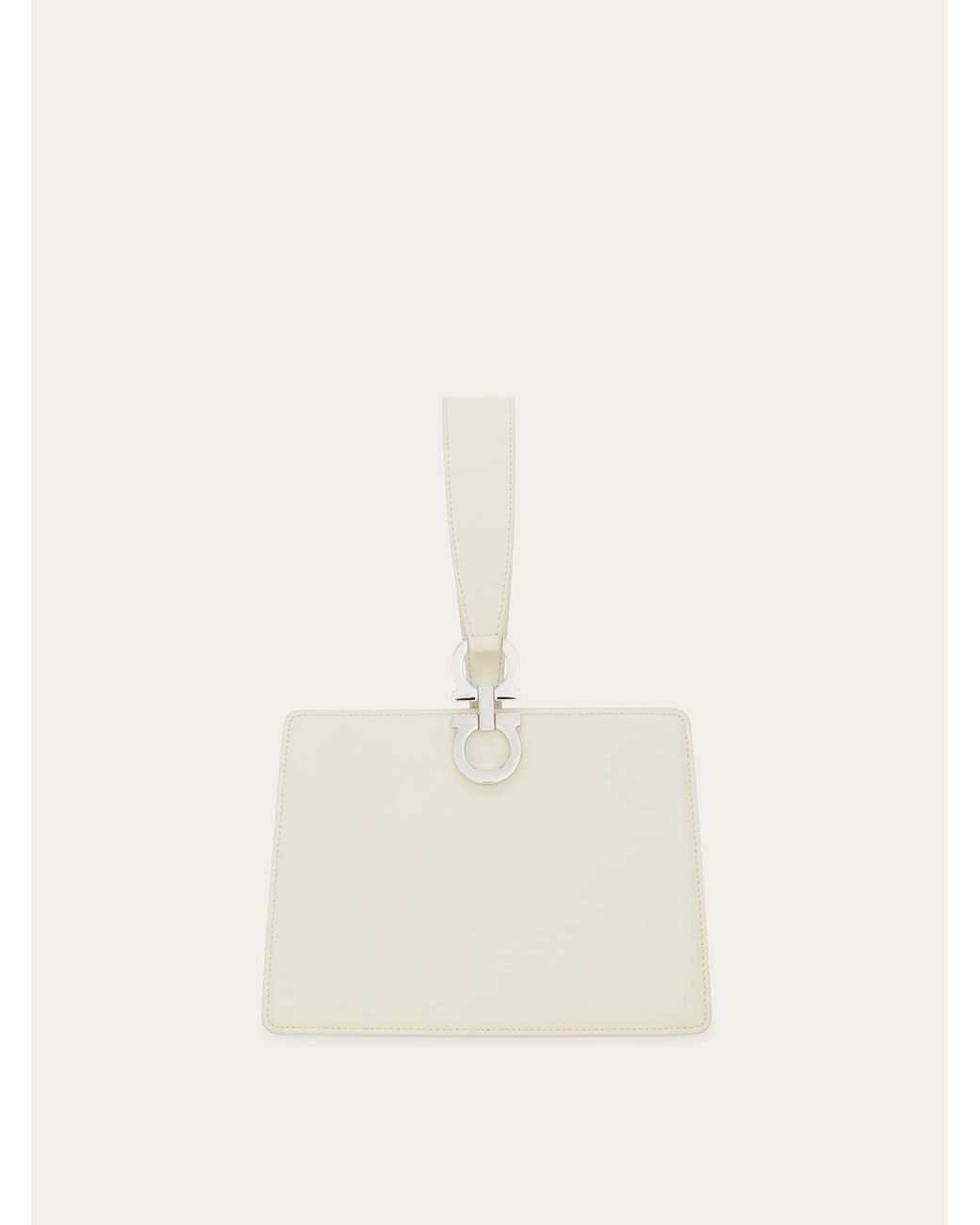 Ferragamo Natural Mini Clutch