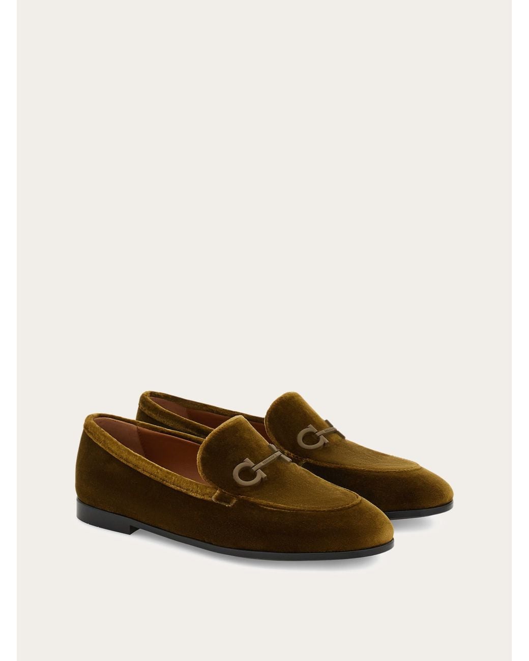 Ferragamo Green Gancini Loafer .5