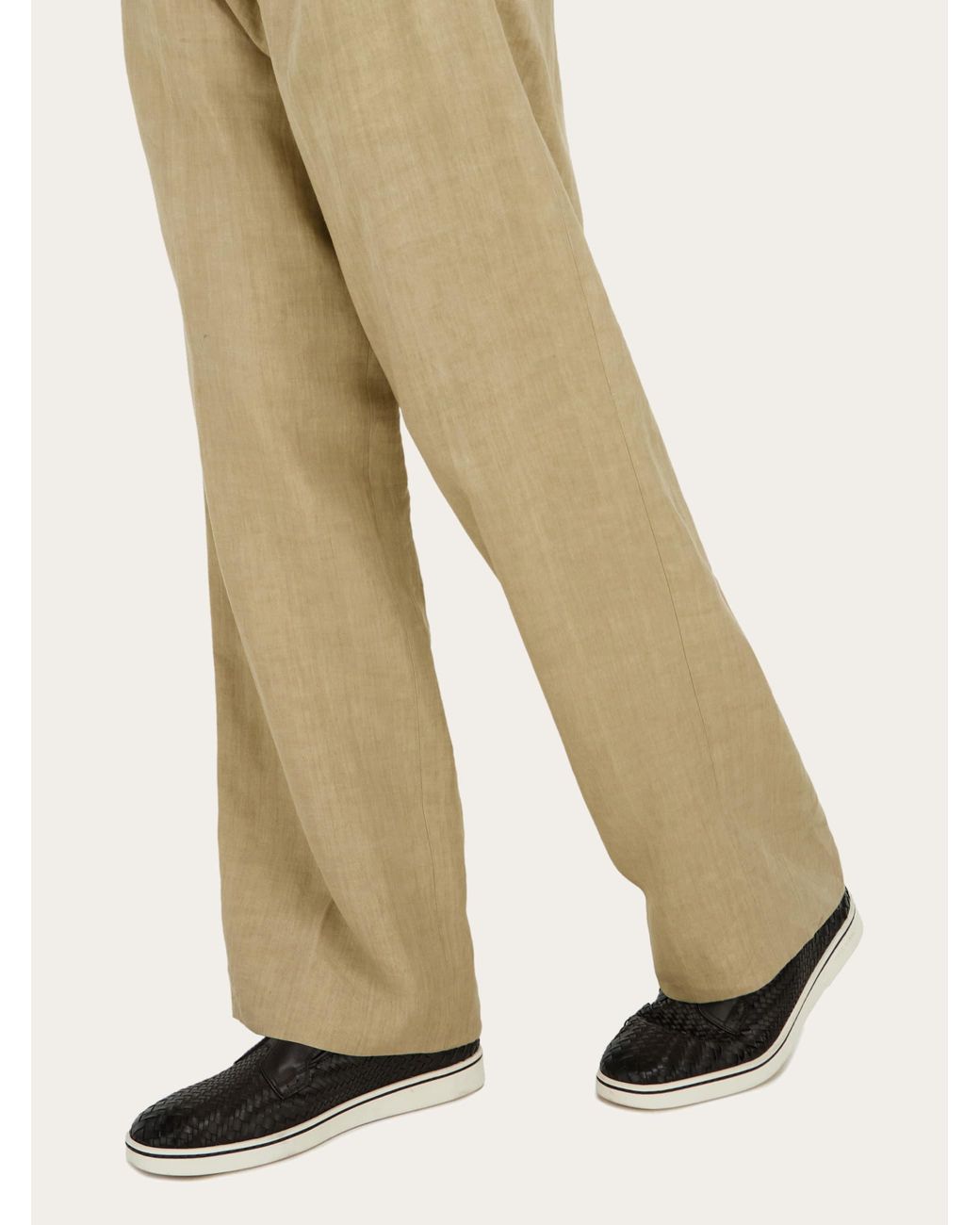 Ferragamo White Derby Slip-On for men