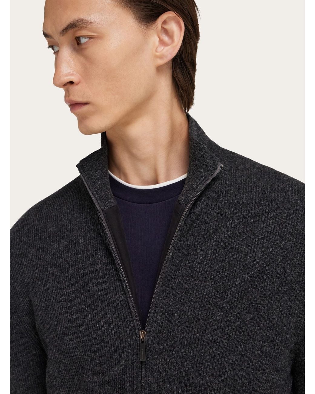 Ferragamo Black Reversible Blouson for men