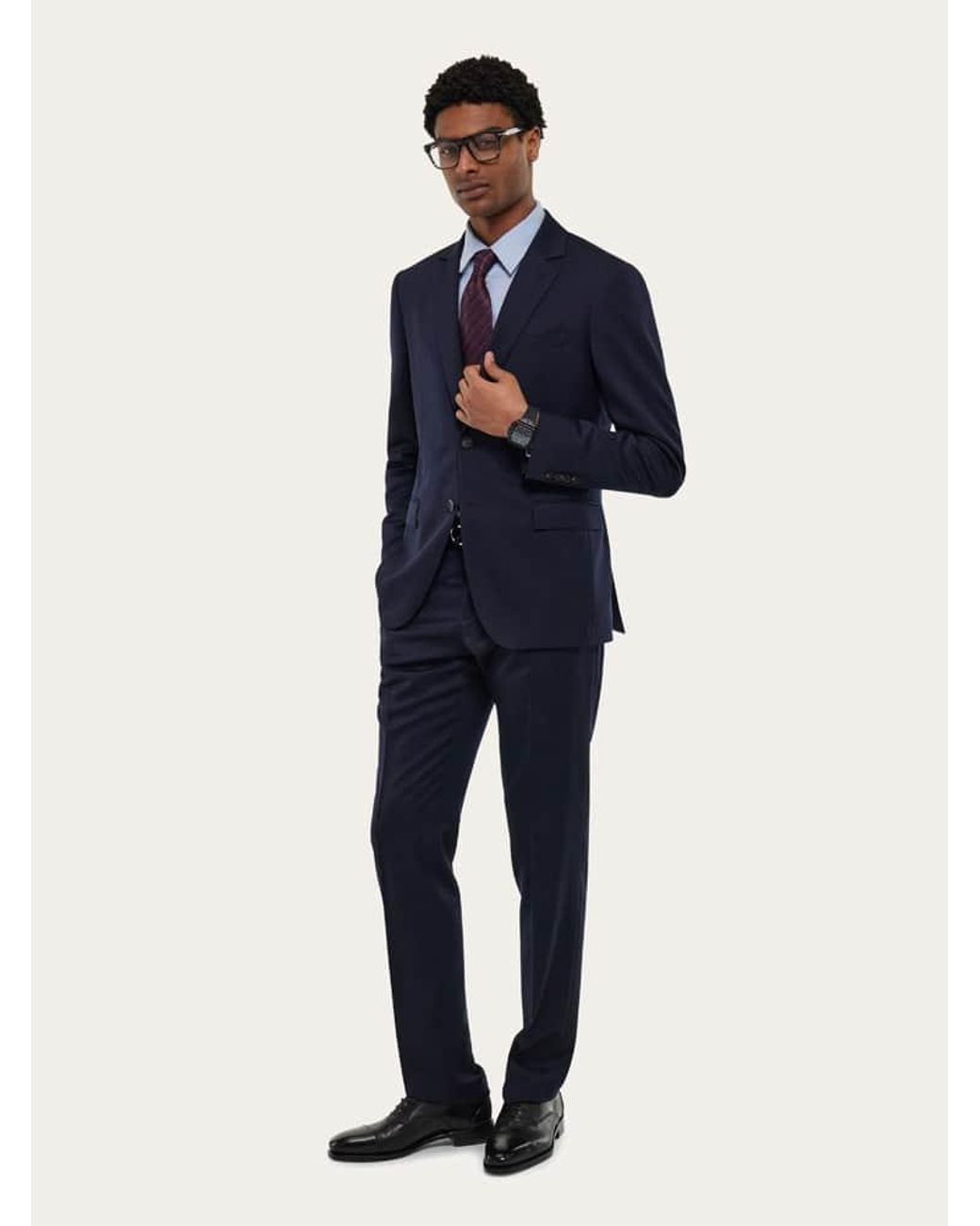 Ferragamo Purple Dots Jacquard Tie for men