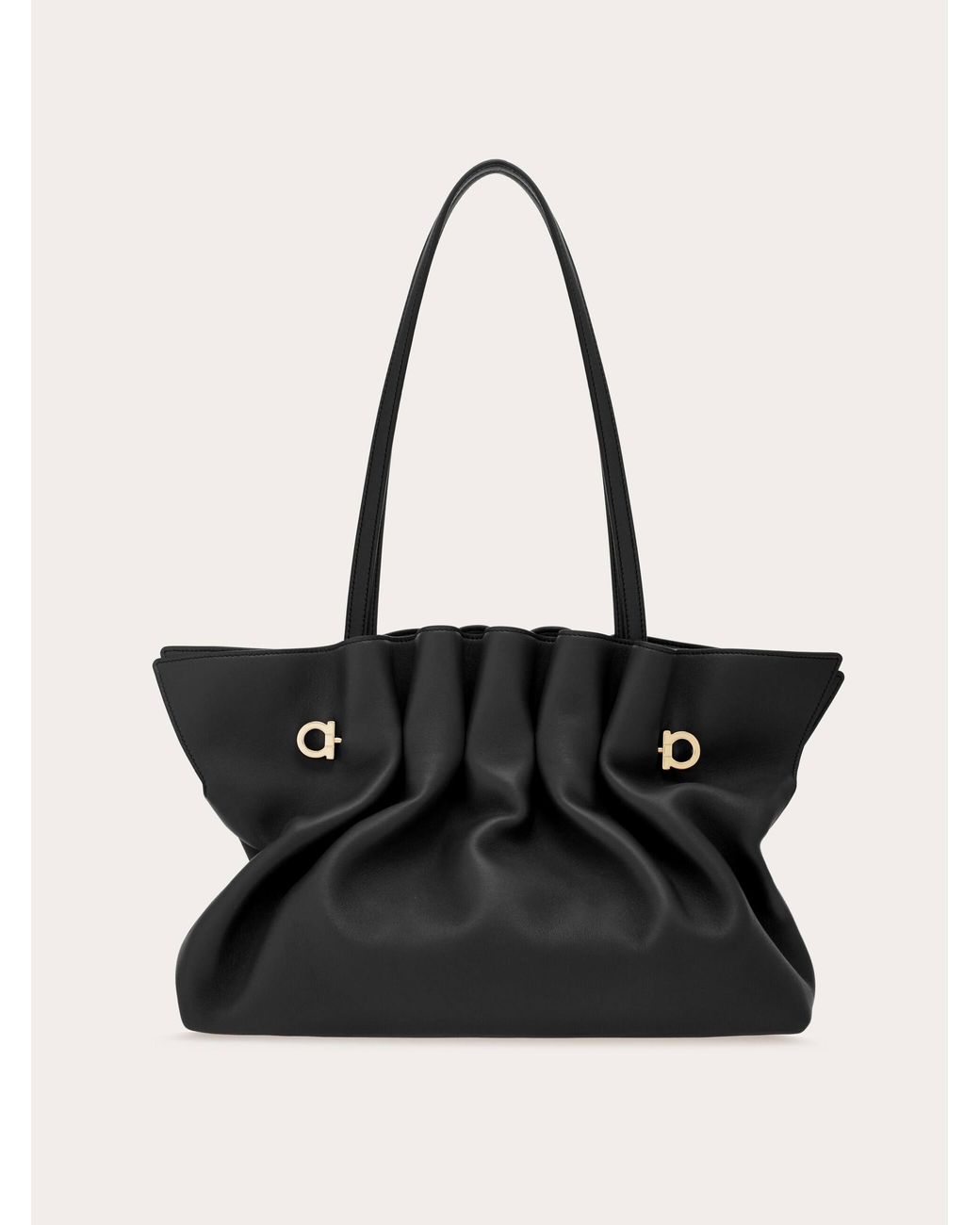 Ferragamo Black Soft-Bag (M)