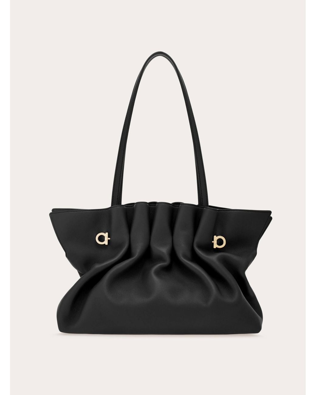 Ferragamo Black Soft-Bag (M)