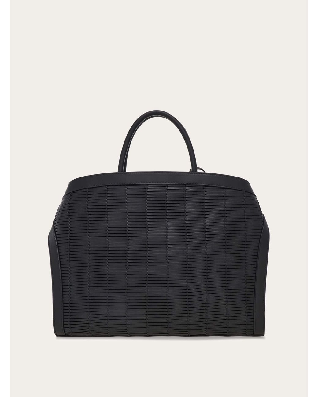 Ferragamo Black Hug Briefcase (S) for men