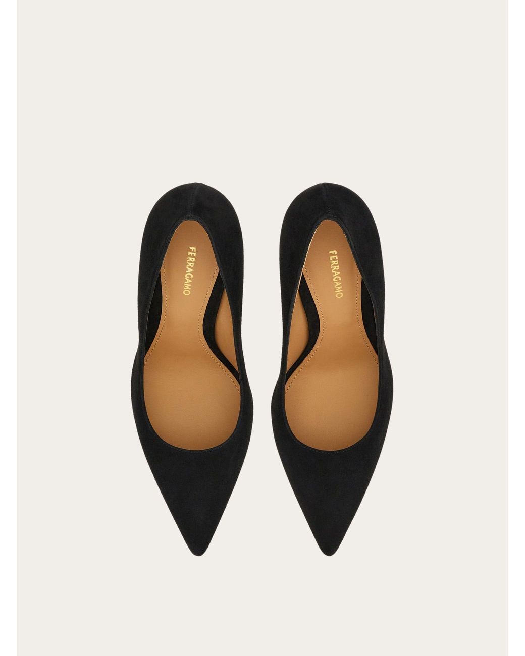 Ferragamo Black Plain Pump .5