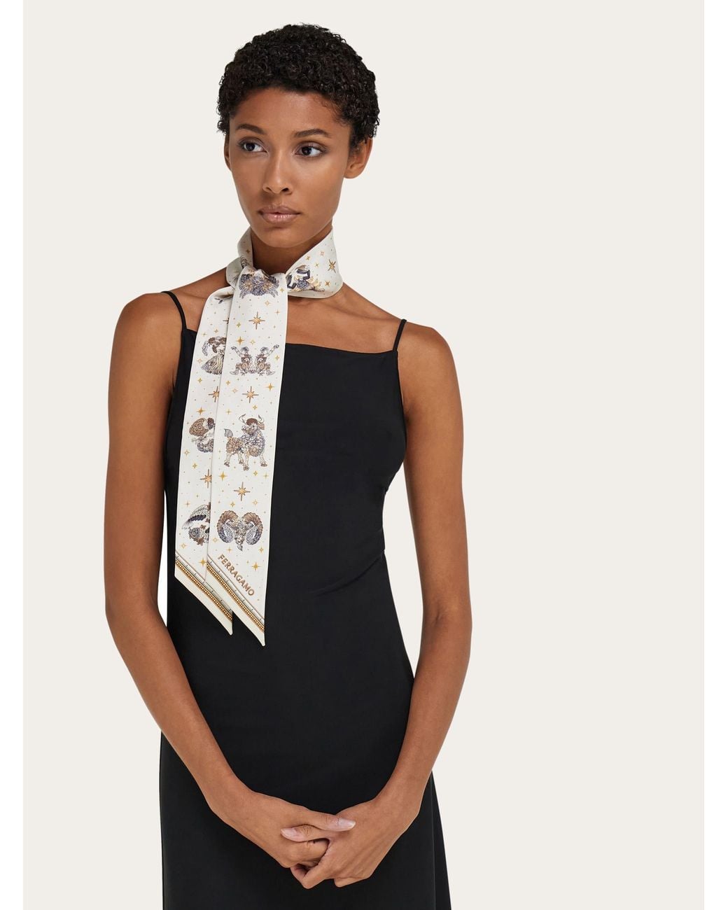 Ferragamo Natural Horoscope Print Mini Bandeau