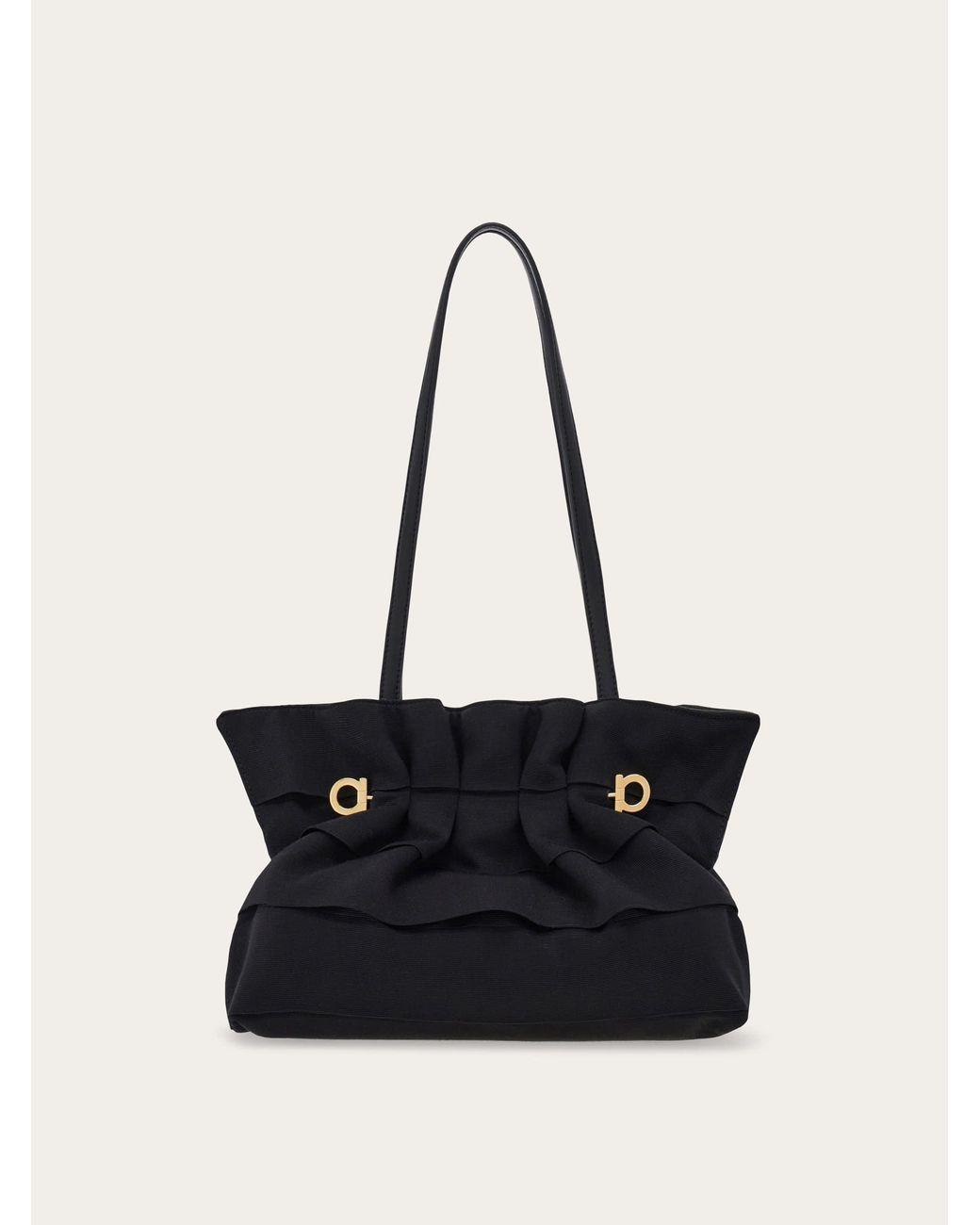 Ferragamo White Soft-Bag (S)