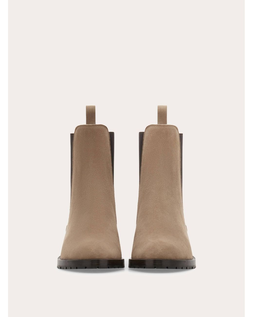 Ferragamo Brown Chelsea Boot