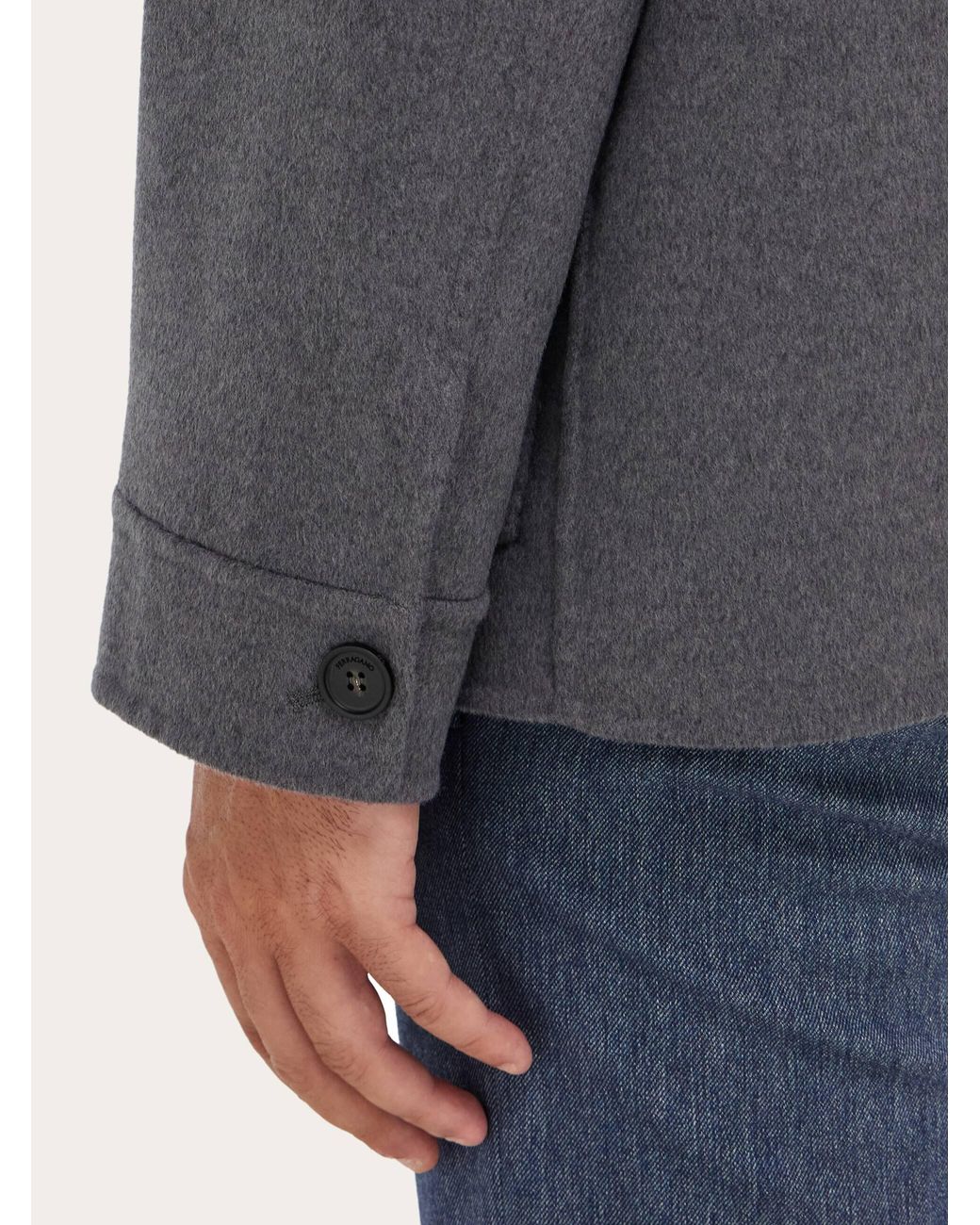 Ferragamo Gray Shirt Jacket for men