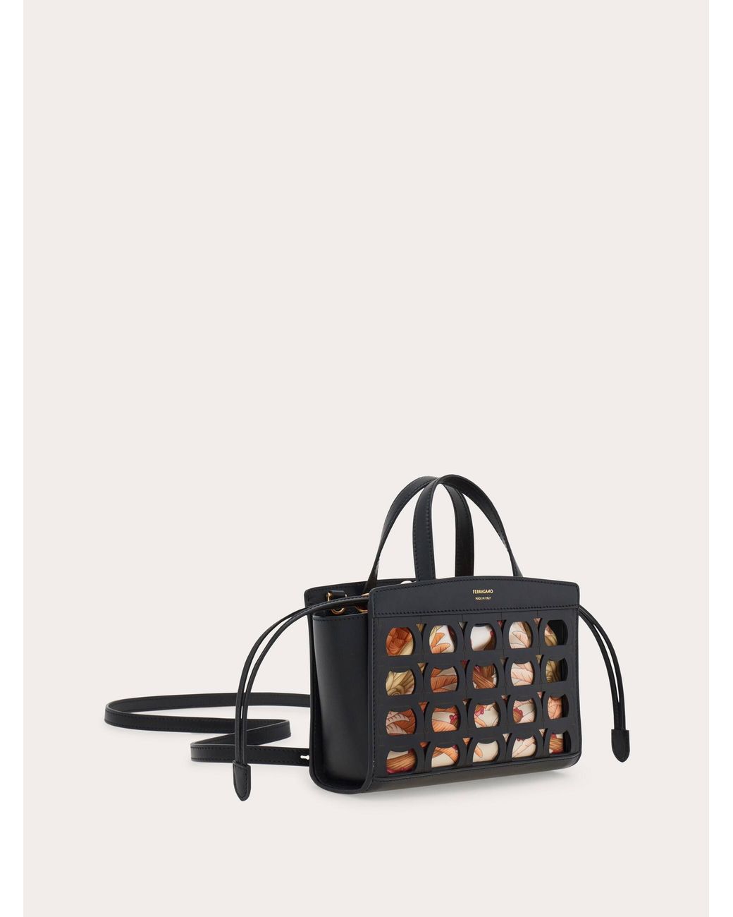 Ferragamo Natural Mini Tote Bag