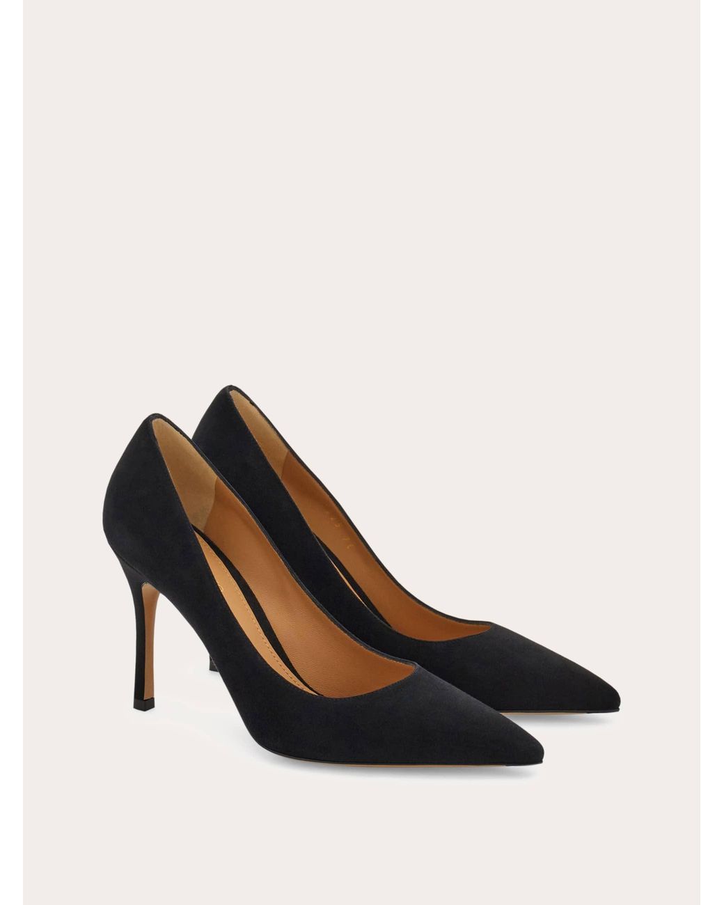 Ferragamo Black Plain Pump .5