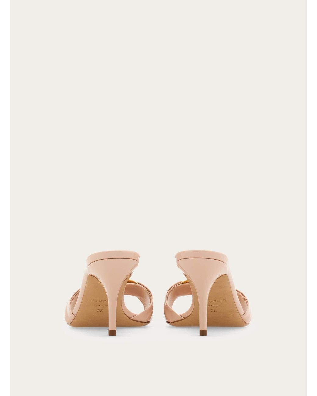 Ferragamo Natural Gancini Ornament Slide .5