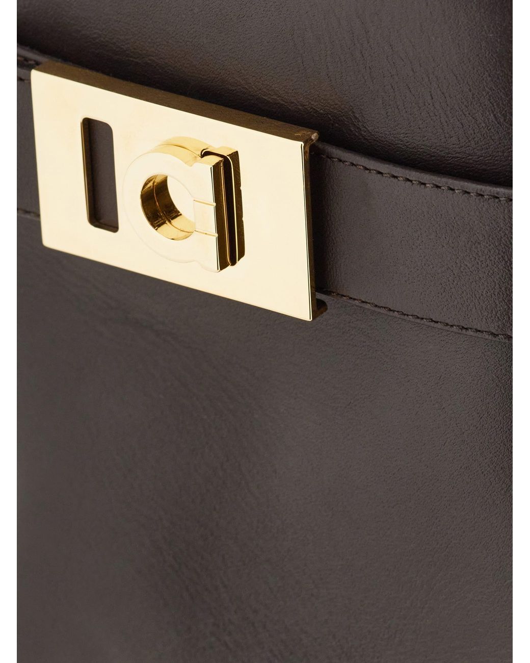 Ferragamo Black Hug Buckle Ankle Boot