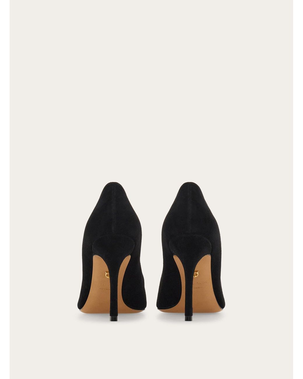 Ferragamo Black Plain Pump .5