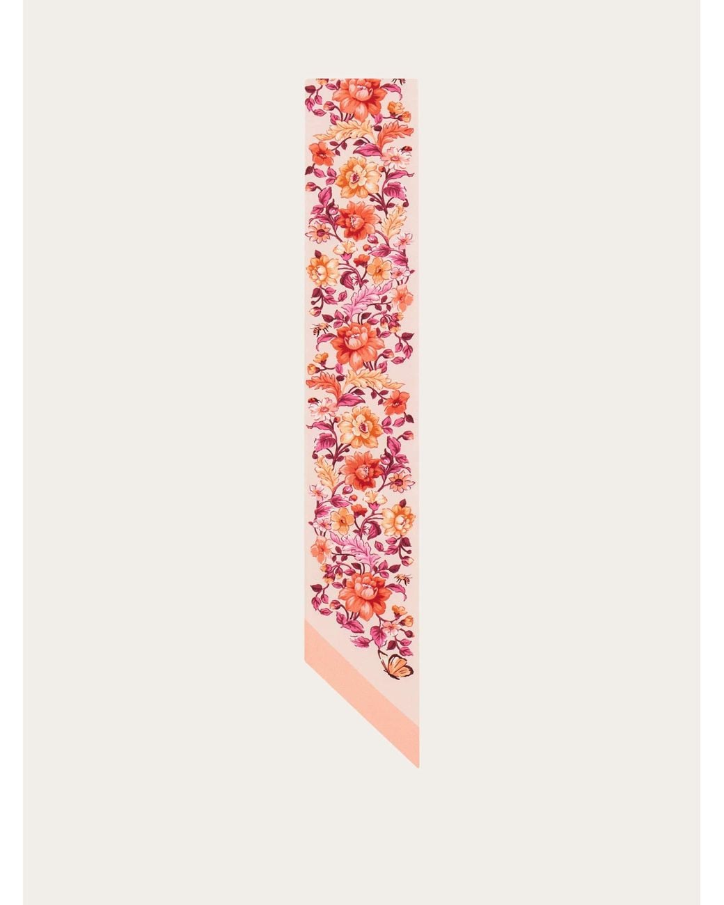 Ferragamo Pink Ramages Print Jacquard Mini Bandeau