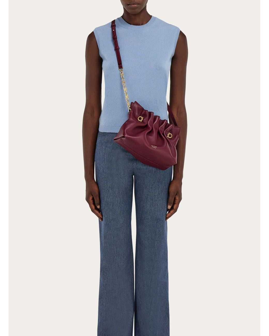 Ferragamo Purple Soft-Bag (S)