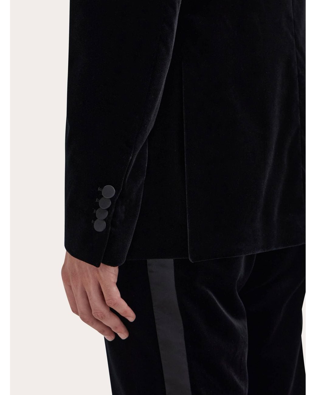 Ferragamo Black Velvet Tuxedo for men