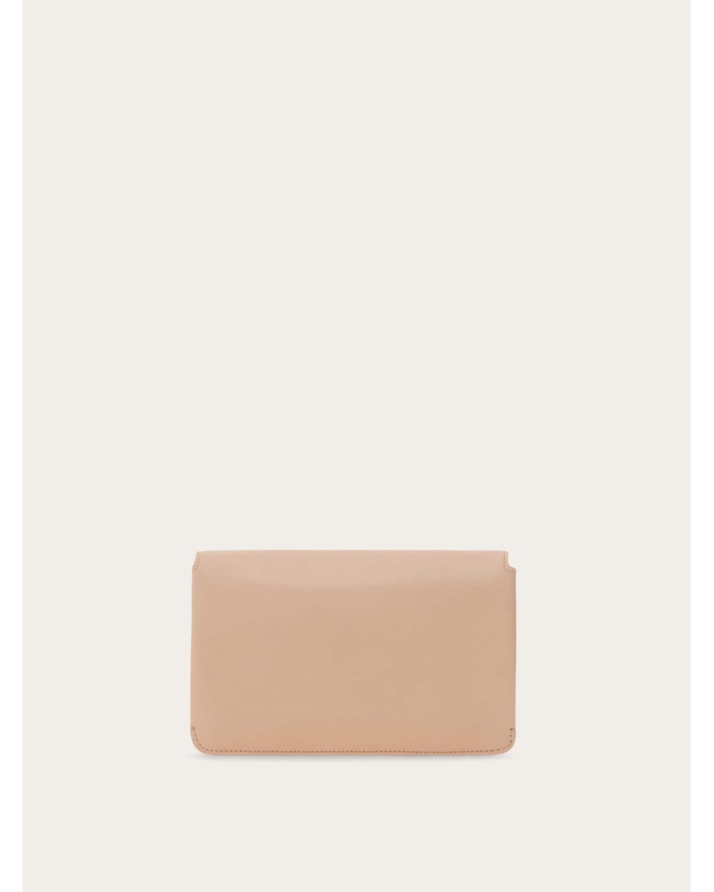 Ferragamo Natural Flat Gancini Minibag