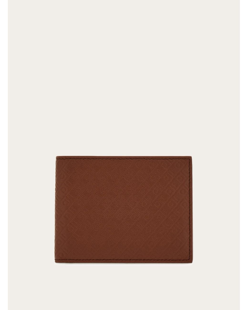 Ferragamo Brown Monogram Wallet for men