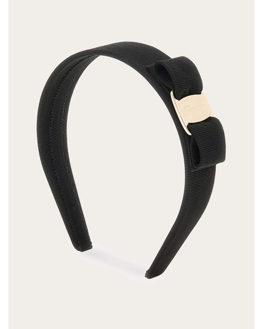Ferragamo Black Vara Bow Headband