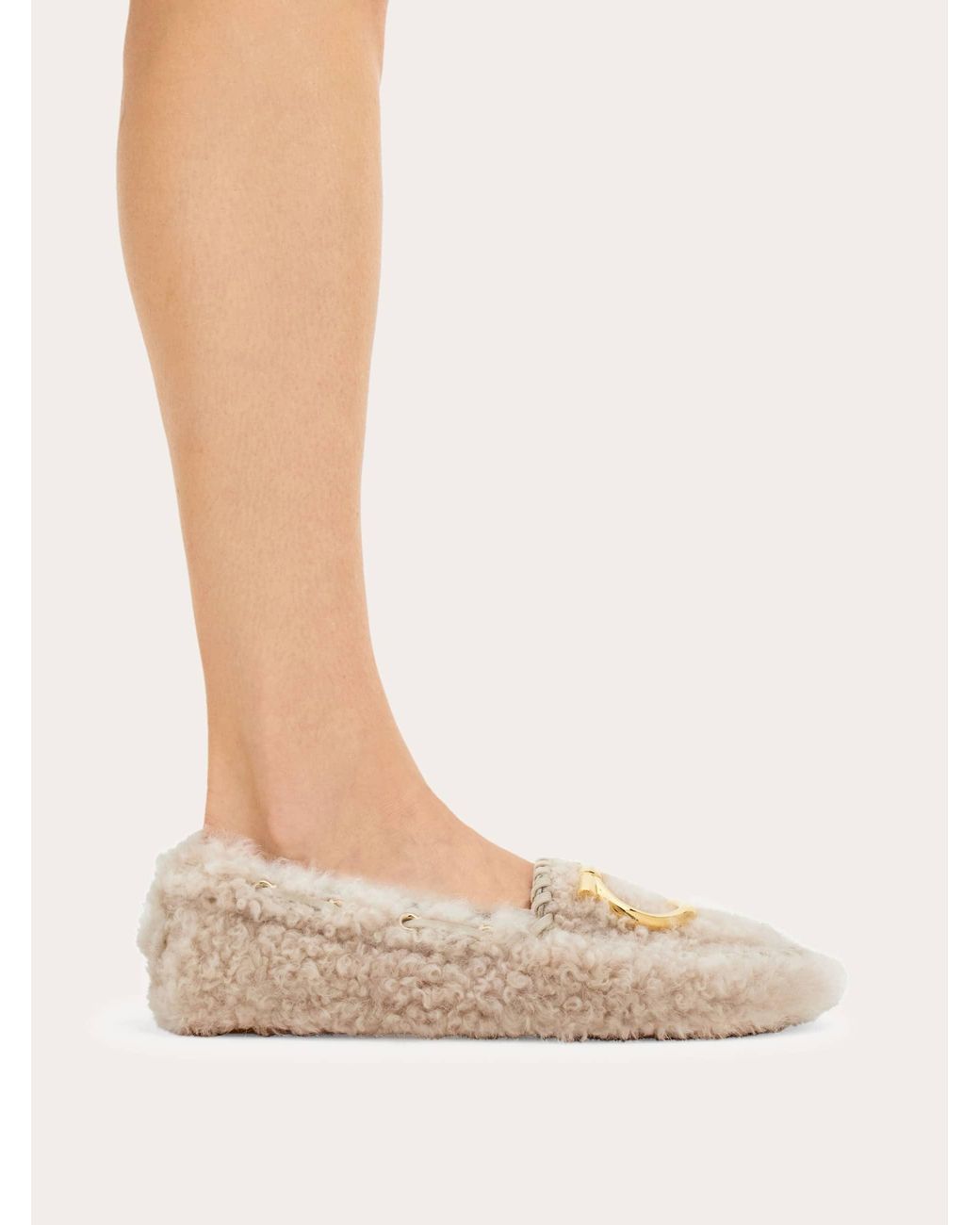 Ferragamo Natural Maxi Gancini Driver