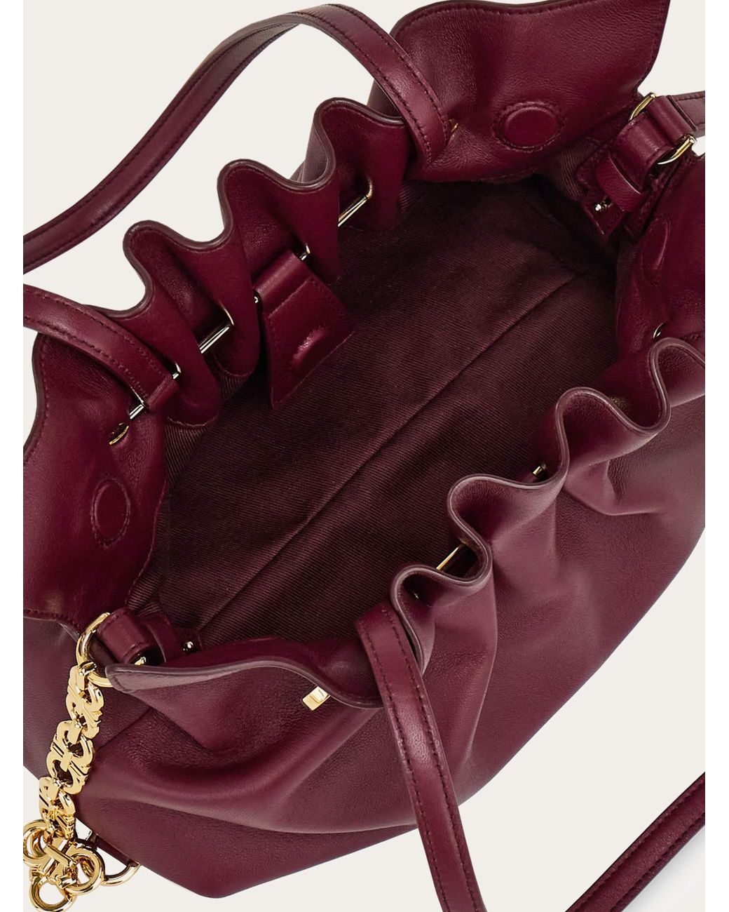Ferragamo Purple Soft-Bag (S)