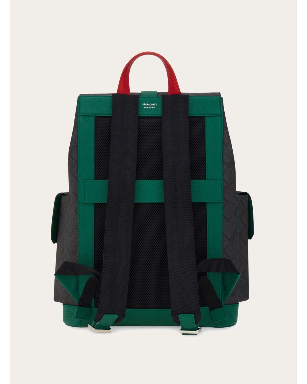 Ferragamo Multicolor Dual-Pocket Backpack for men