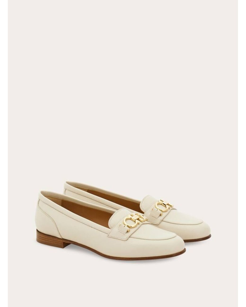 Ferragamo Natural Gancini Ornament Moccasin .5