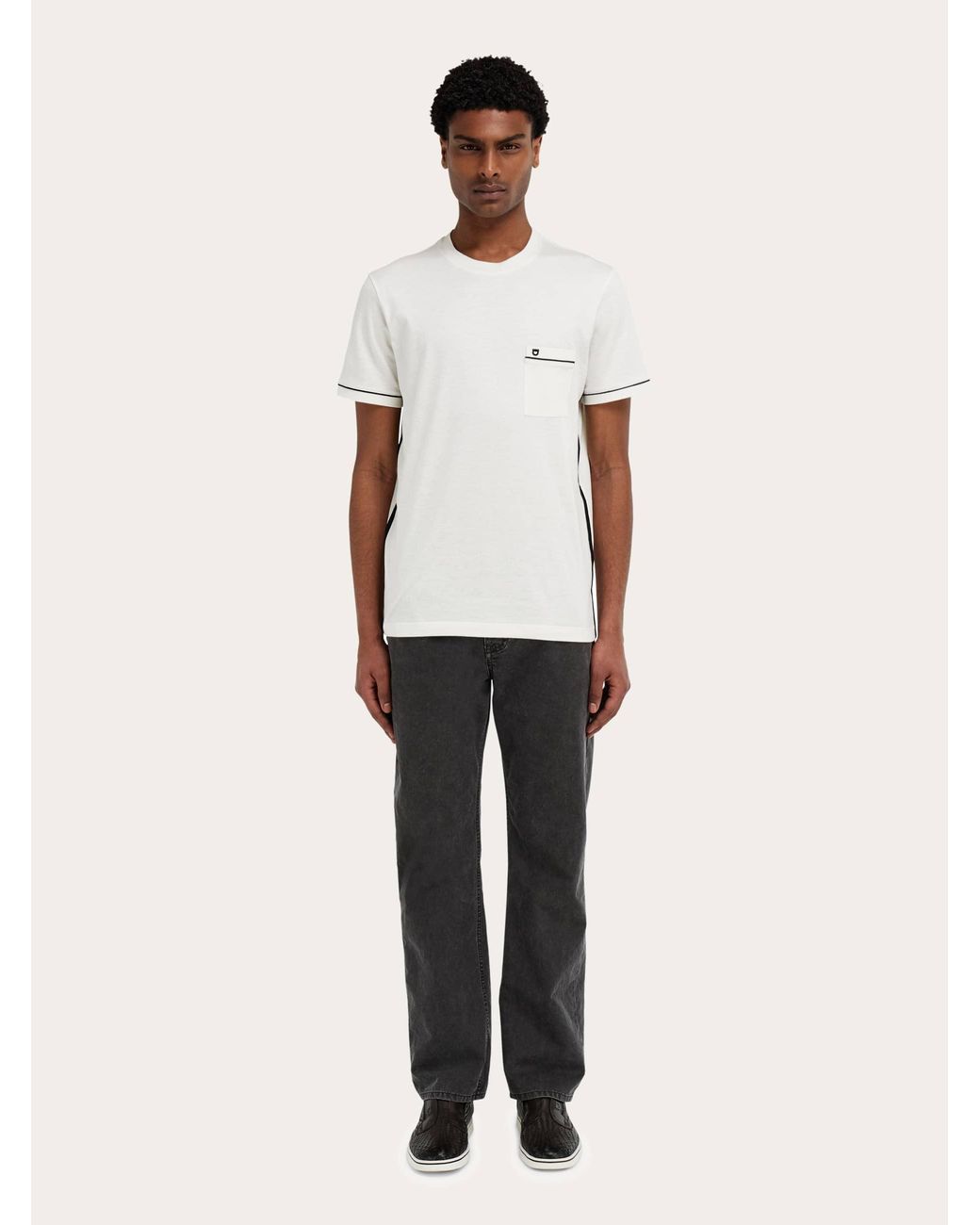 Ferragamo Natural Gancini T-Shirt for men