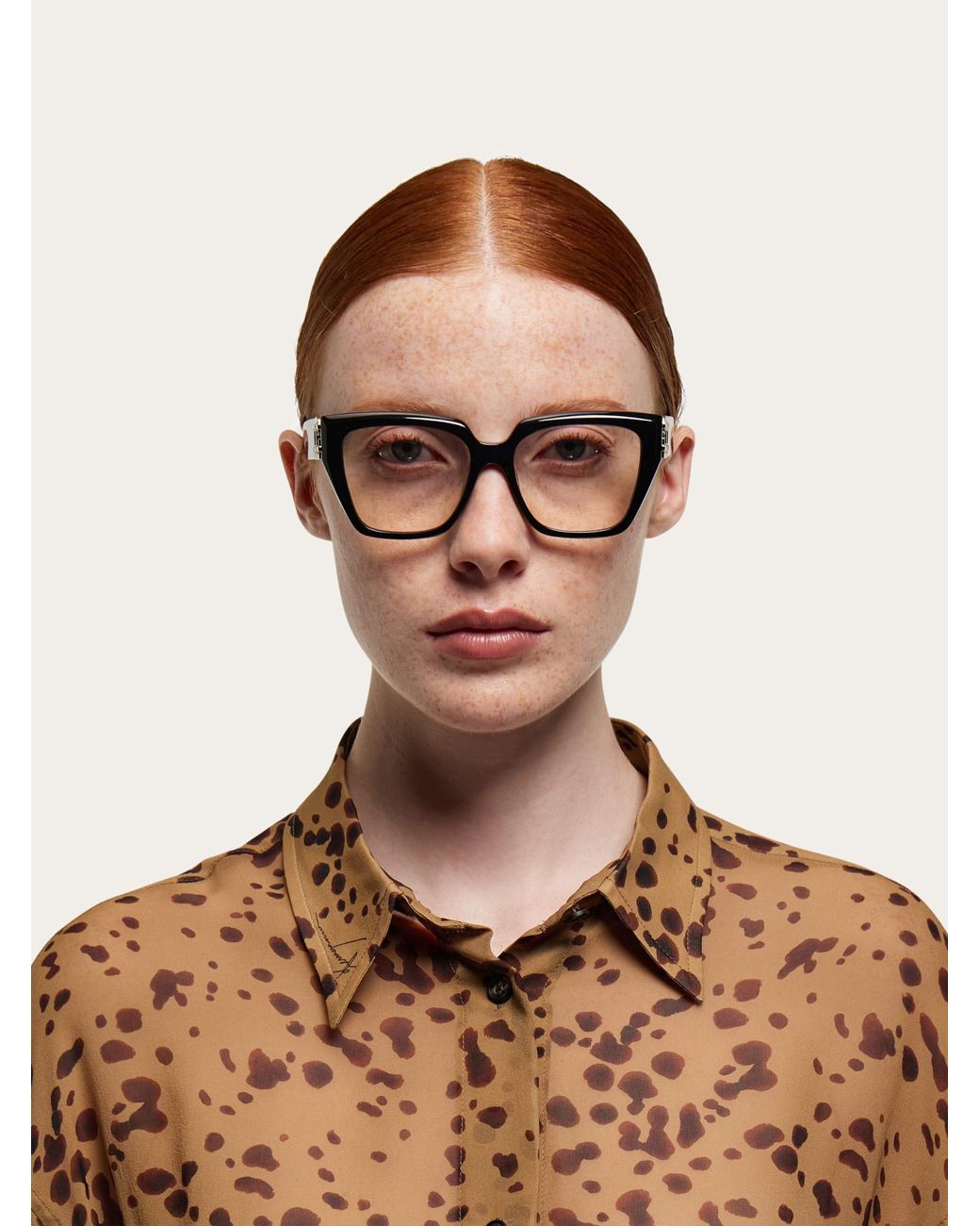 Ferragamo Black Optical Glasses