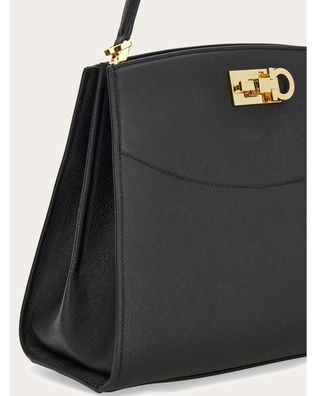 Ferragamo Blue New Studio Box Bag (M)