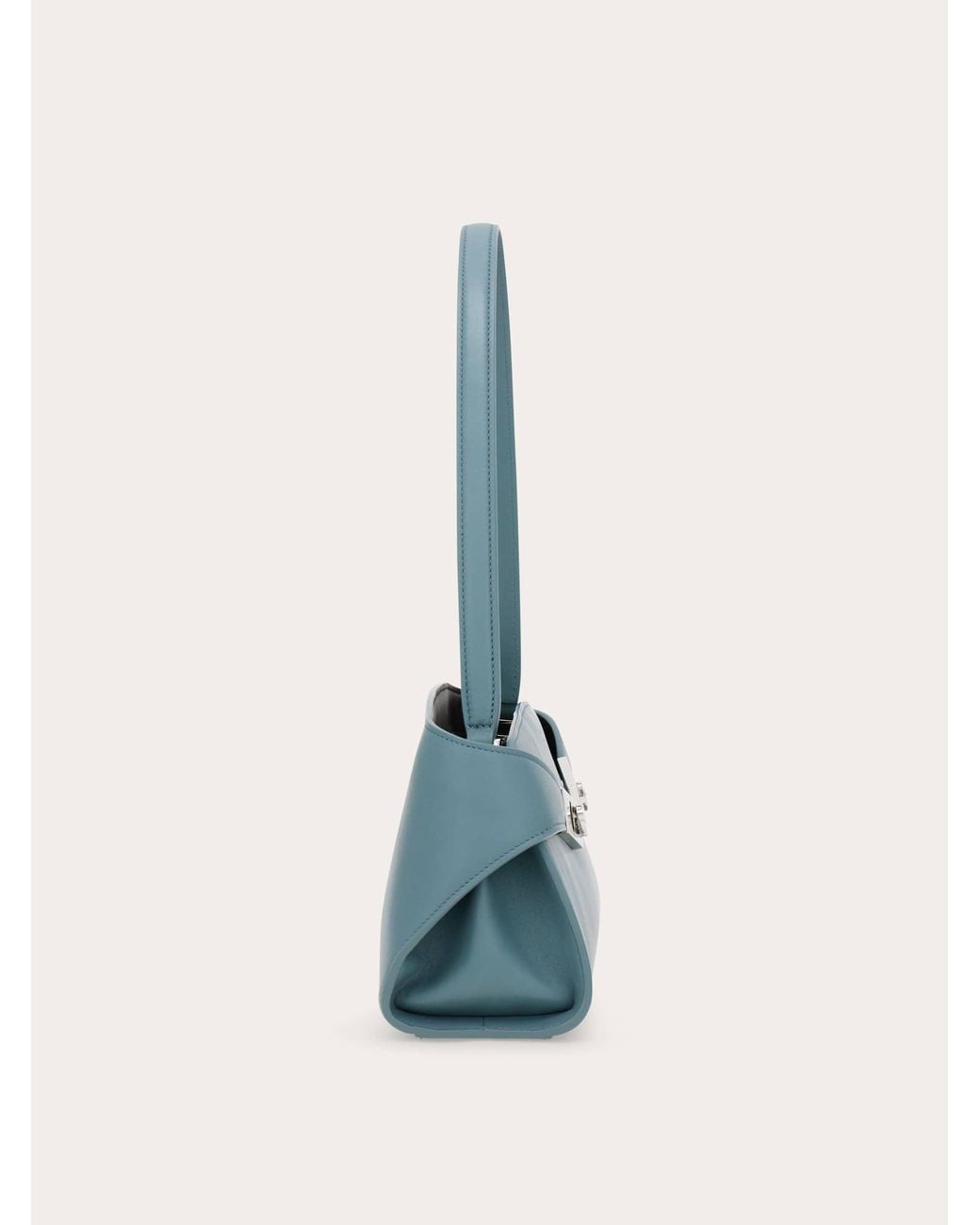 Ferragamo Blue Hug East-West Shoulder Bag