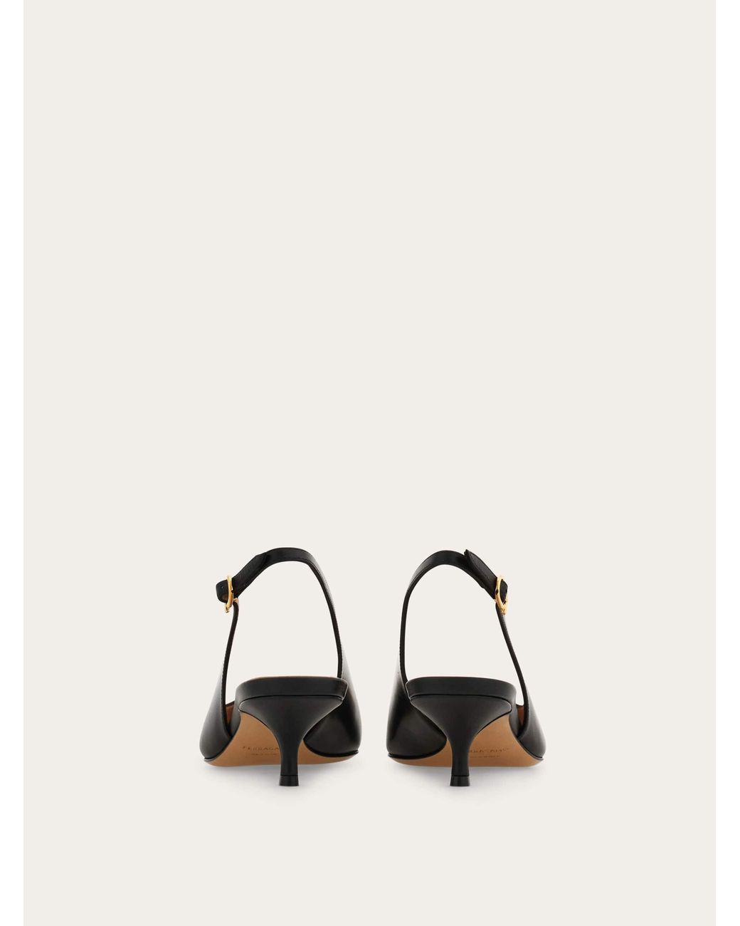 Ferragamo Natural Maxi Gancini Slingback