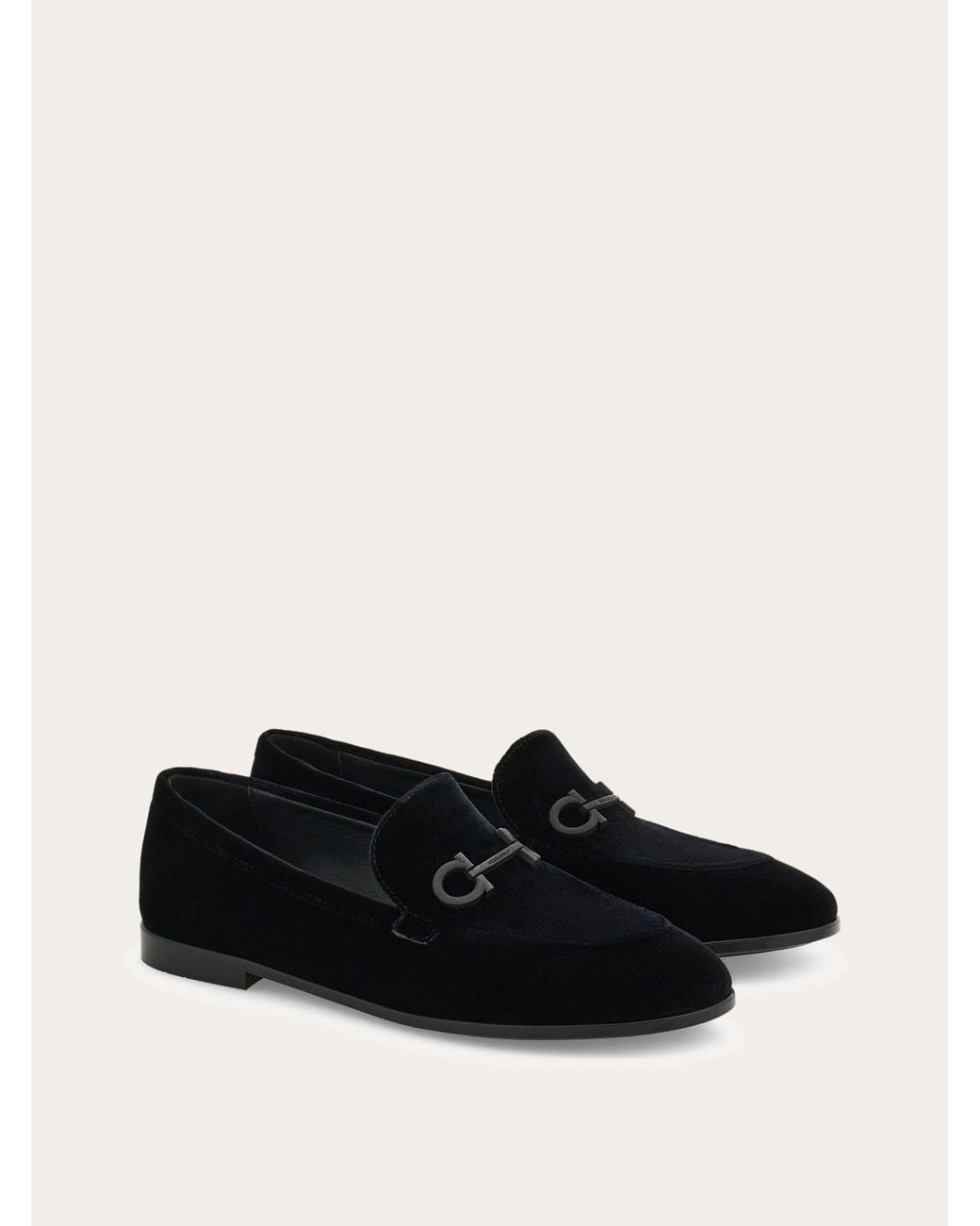 Ferragamo White Gancini Loafer .5