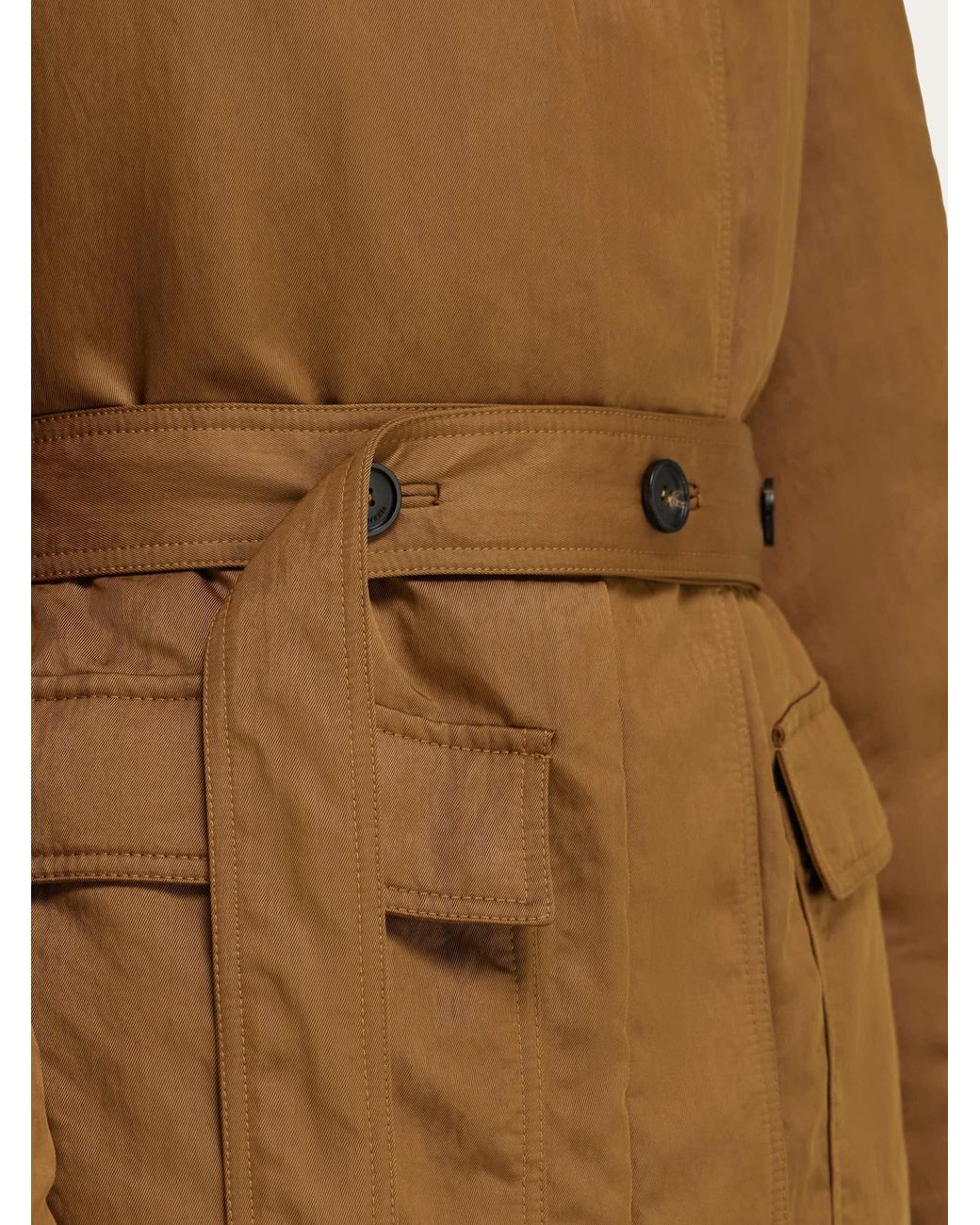 Ferragamo Natural Hooded Parka
