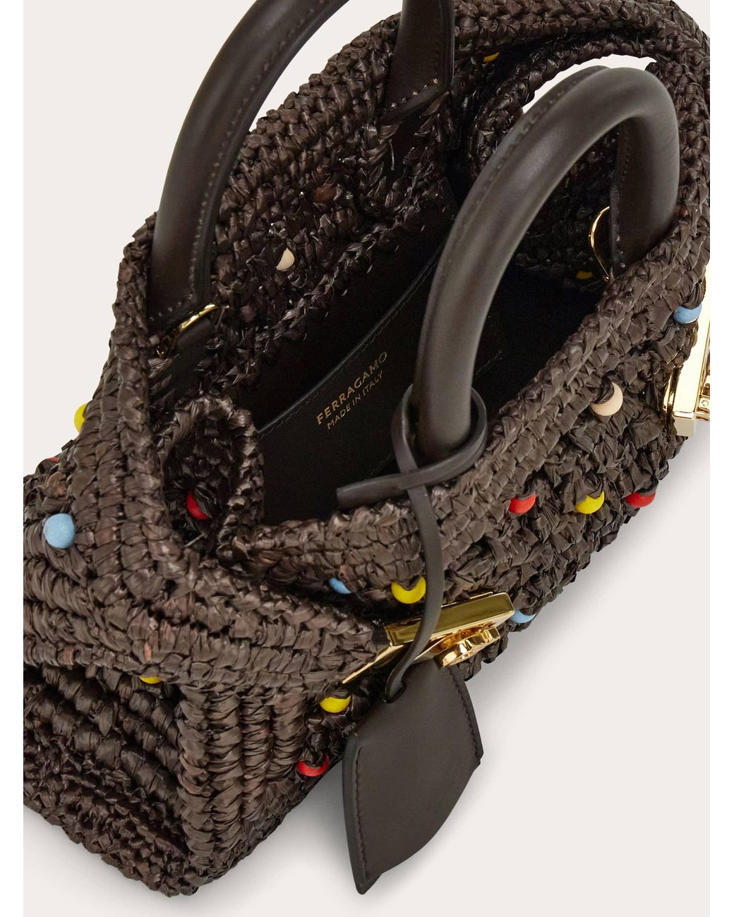 Ferragamo Brown Hug Handbag (S)