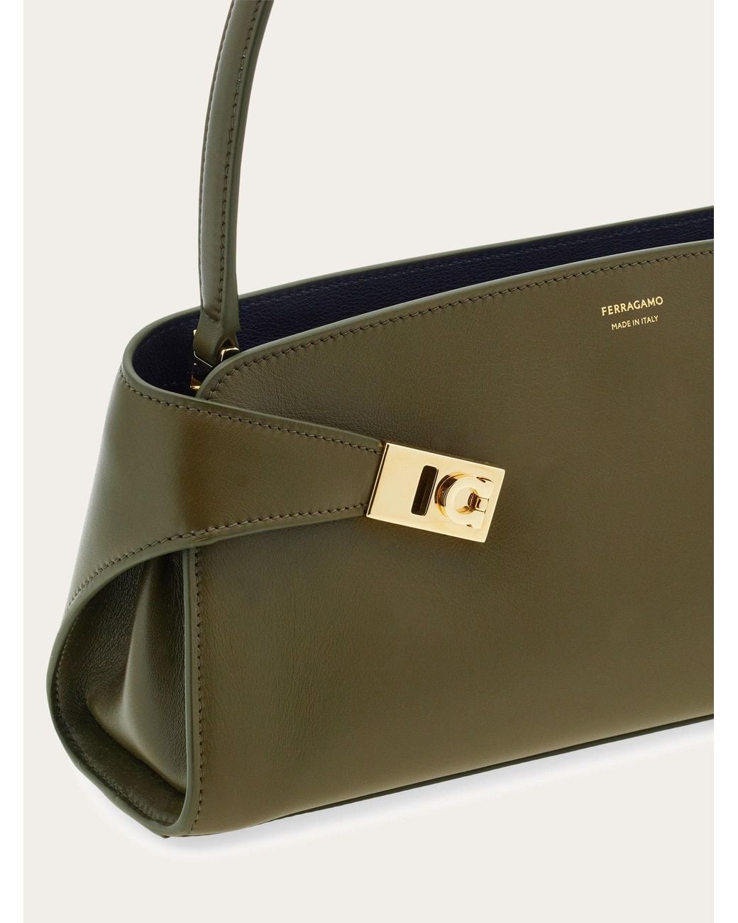 Ferragamo Green Hug East-West Shoulder Bag