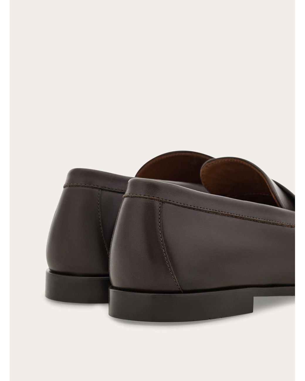 Ferragamo White Penny Loafer for men
