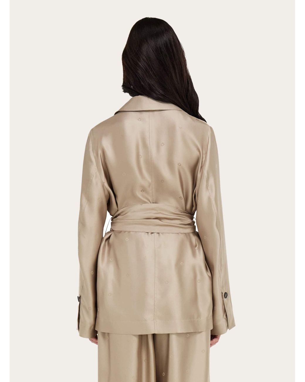 Ferragamo Natural Silk Over Shirt