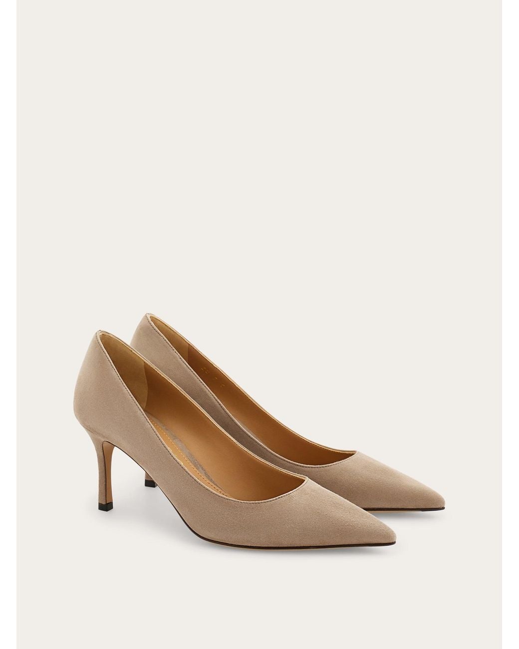 Ferragamo Natural Plain Pump