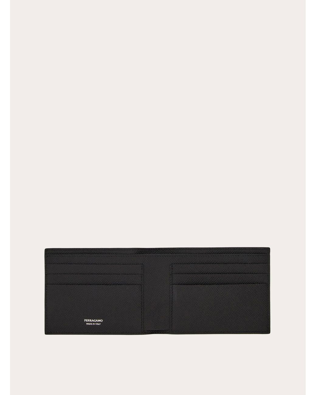Ferragamo White Gancini Wallet for men