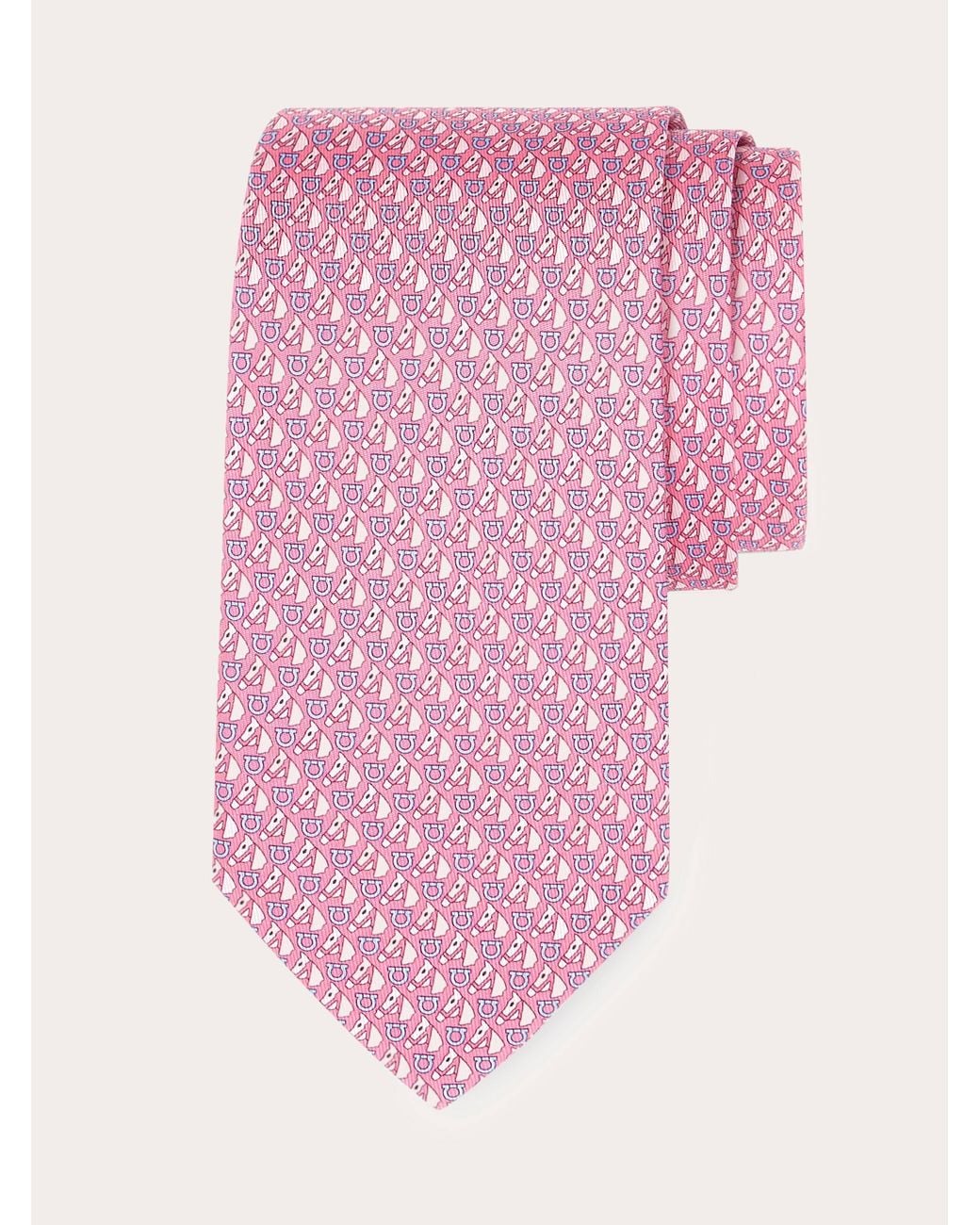 Uomo Cravatta di Ferragamo in Pink da Uomo