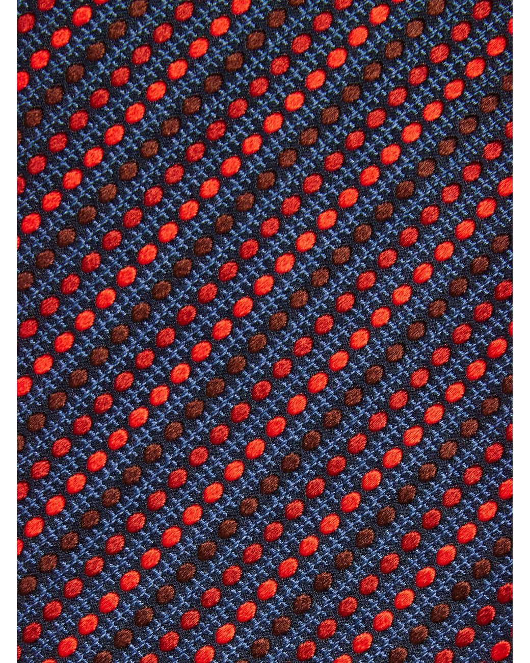 Ferragamo Purple Dots Jacquard Tie for men