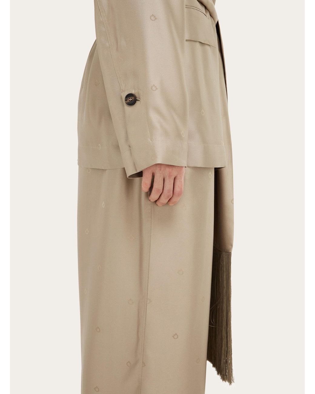 Ferragamo Natural Silk Over Shirt